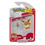 Pokemon Battle Figure Set 2-Pack Eevee #4, Rotom 5 cm