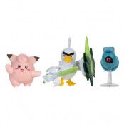 Pokemon Battle Figure Set 3-Pack Clefairy, Beldum, Sirfetch'd 5 cm