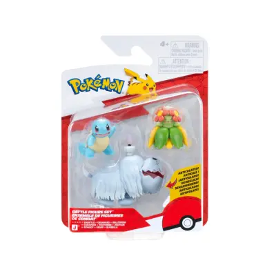 Pokemon Battle Figure Set 3-pack Squirtle + Greavard + Bellossom - Pokemon -  Leksaksaffären
