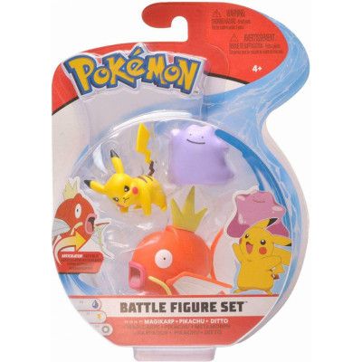 Pokemon Battle Figure Set Magikarp+Pikachu+Ditto 97691