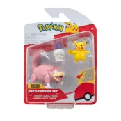 Pokemon Battle Figure Set Slowpoke + Litwick + Pikachu Female - Pokemon -  Leksaksaffären