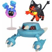 Pokemon - Battle Mini Figures Litten, Cosmog & Metang