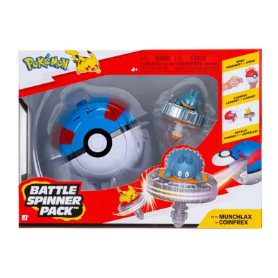 Pokemon Battle Spinner Pack Munchlax with Great Ball - Pokemon -  Leksaksaffären