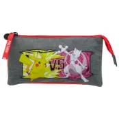 Pokemon Battle triple pencil case
