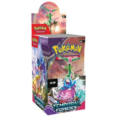 Pokemon Booster Box Half-size Temporal Forces 18 paket