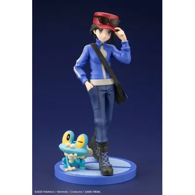 Pokemon - Calem & Froakie - Statue Artfxj 1/8 20Cm