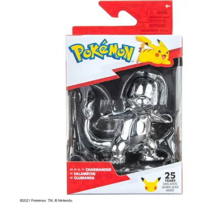 Pokemon Charmander 25Th Celebration Silver 8cm