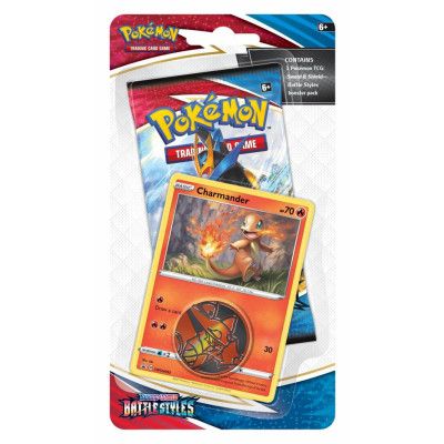 Pokemon Checklane Battle Styles (Välj mellan 2 olika varianter) : Model - Charmander