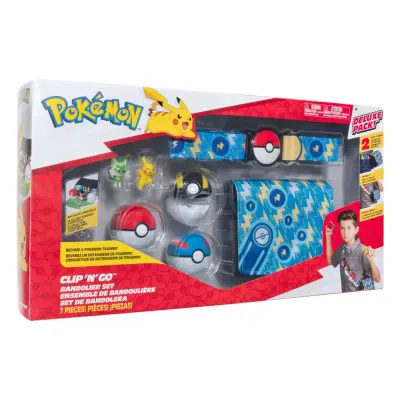 Pokemon Clip n Go Bandolier Set Deluxe Pack - Pokemon -  Leksaksaffären
