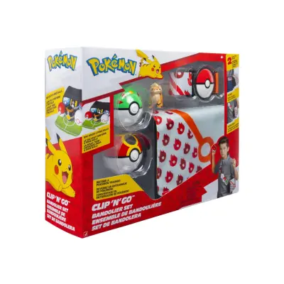 Pokemon Clip n Go Bandolier Set Growlithe - Pokemon -  Leksaksaffären