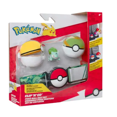 Pokemon Clip n Go Belt Set Bulbasaur - Pokemon -  Leksaksaffären
