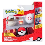 Pokemon Clip n Go Belt Set Fuecoco - Pokemon -  Leksaksaffären
