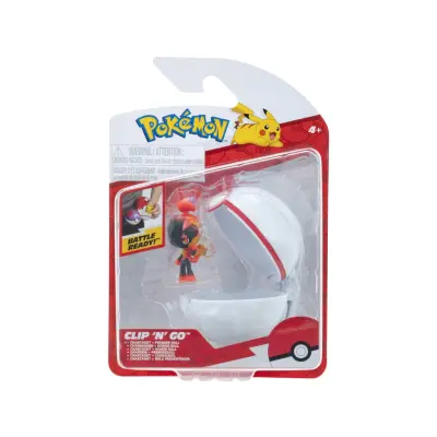 Pokemon Clip n Go Charcadet + Premier Ball - Pokemon -  Leksaksaffären