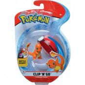 Pokemon Clip n Go Charmander & Pokeball
