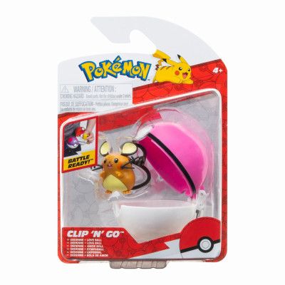 Pokemon Clip n Go Dedenne + Love Ball