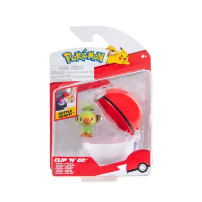 Pokemon Clip n Go Grookey + Poke Ball - Pokemon -  Leksaksaffären
