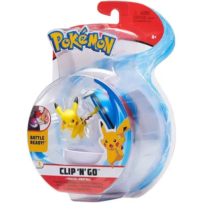 Pokemon Clip N Go Pikachu + Great ball (PKW0043)