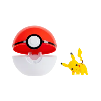 Pokemon - Clip 'N' Go Pikachu + Poke Ball