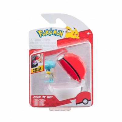 Pokemon Clip n Go Quaxly + Poke Ball - Pokemon -  Leksaksaffären