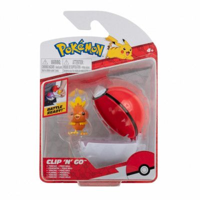 Pokemon Clip n Go Torchic + Poke ball