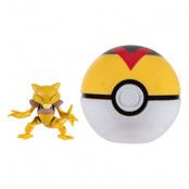 Pokemon Clip'n'Go Poke Balls Abra & Level Ball