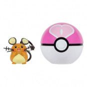 Pokemon Clip'n'Go Poke Balls Dedenne & Poke Ball