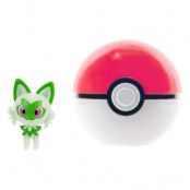 Pokemon Clip'n'Go Poke Balls Sprigatito with Poke Ball