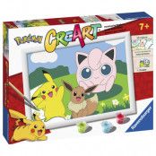 Pokemon CreArt painting kit