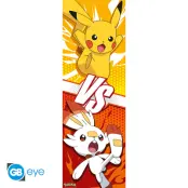Pokemon Door Poster Pikachu and Scorbunny (53x158)