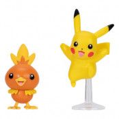 Pokemon First Partner Battle Figure Set Figure 2-Pack Torchic & Pikachu #10