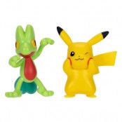 Pokemon First Partner Battle Figure Set Figure 2-Pack Treecko & Pikachu #8