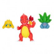 Pokemon First Partner Battle Figure Set Figure 3-Pack Joltik, Oddish, Charmeleon