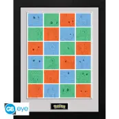 Pokemon Framed print First Partner Grid (30x40)