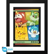 Pokemon Framed print Scarlet & Violet Starters (30x40)
