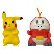Pokemon Gen IX Battle Figure Pack Mini Figure 2-Pack Pikachu & Fuecoco 5 cm