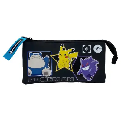 Pokemon - Geo - Triple Pencil Case