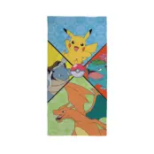 Pokemon Handduk 70x140cm Pokeboll - Pokemon -  Leksaksaffären