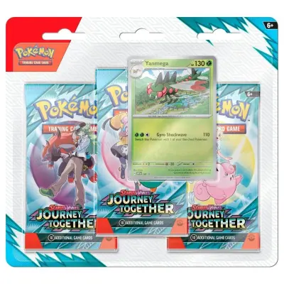 Pokemon Journey Together 3-pack Blister Yanmega (Max 1 per kund)