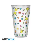 Pokemon Large Glass 400ml Pikachu pattern