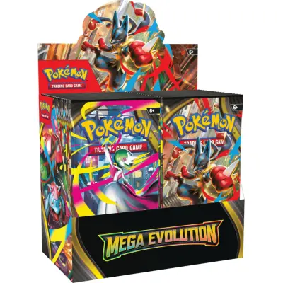 Pokemon Mega Evolution Booster Hel Box 36 paket (max 1 per kund)