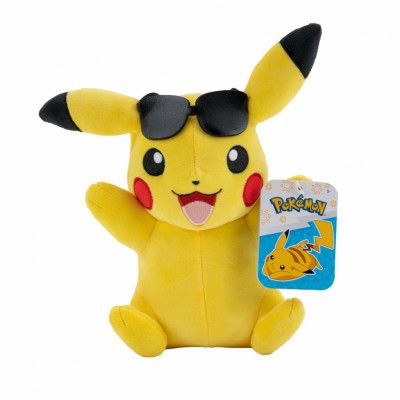 Pokemon Mjukdjur Summer (20cm) Pikachu with sunglasses - Pokemon -  Leksaksaffären