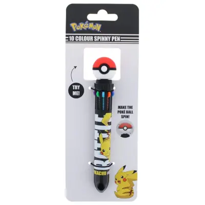 Pokemon Multi Colour Pen Spinny Pokeball