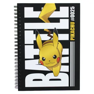 Pokemon Notebook A5 Battle Pikachu
