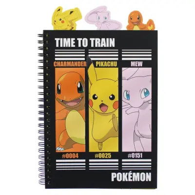 Pokemon Notebook A5 Project Book Time to Train