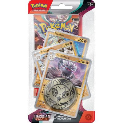 Pokemon Obsidian Flames Premium Checklane : Model - Mankey