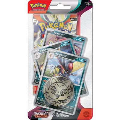 Pokemon Obsidian Flames Premium Checklane : Model - Pawniard