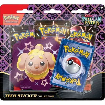 Pokemon Paldean Fates Tech Sticker Collection : Model - Fidough