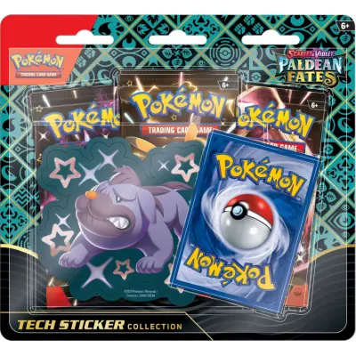 Pokemon Paldean Fates Tech Sticker Collection : Model - Maschiff