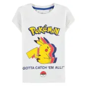 Pokemon - Pika Silhouette - Girls T-Shirt (146/152)