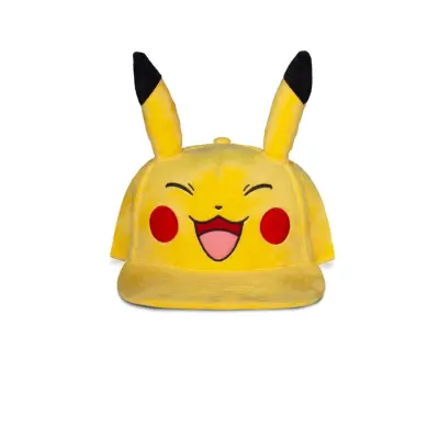 Pokemon - Pikachu Extremely Happy - Plush Premium Snapback